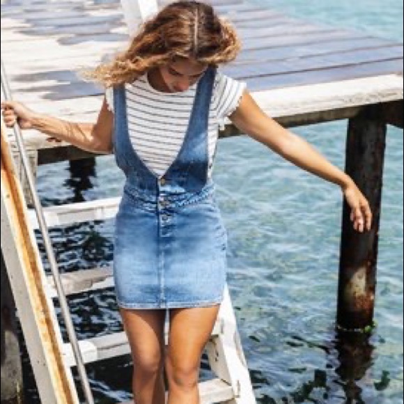 🔆BILLABONG🔆 WARMING UP INDIGO JEAN DRESS - Picture 9 of 17